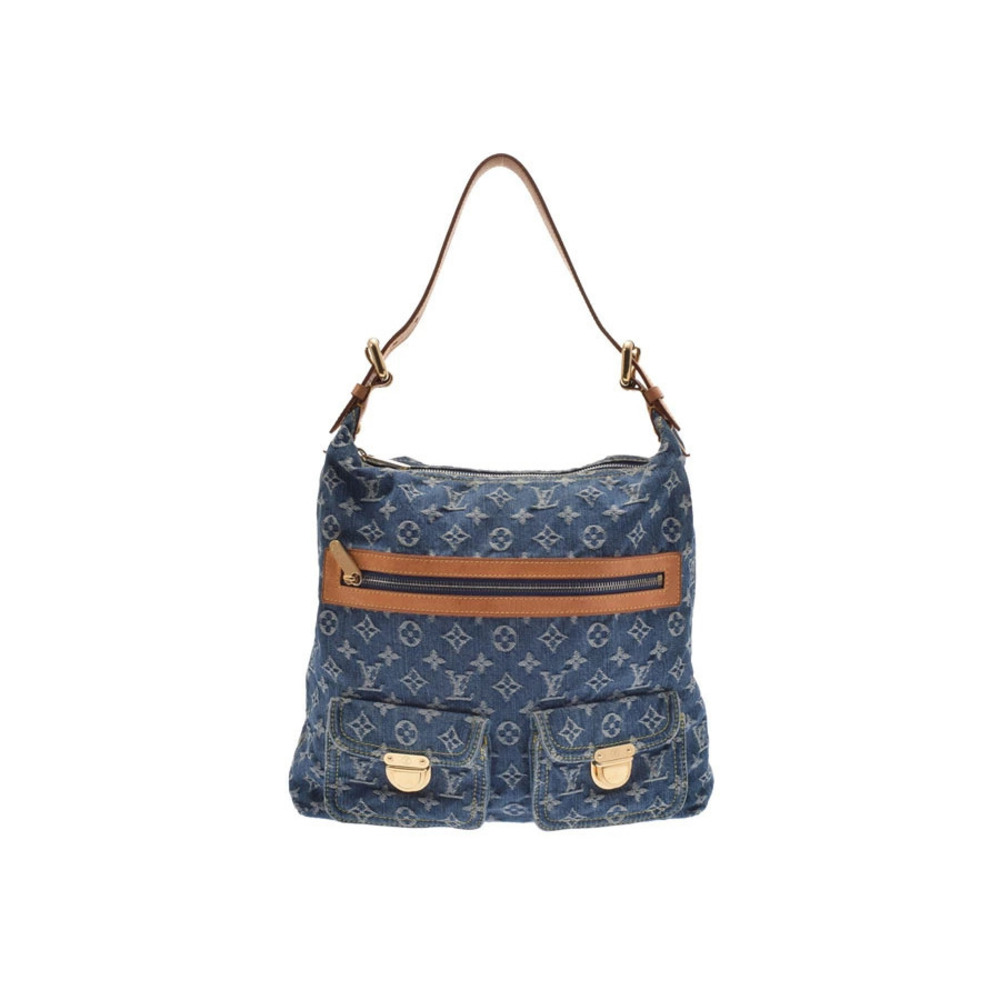 Louis Vuitton Monogram Denim Baggy Long Strap Bag
